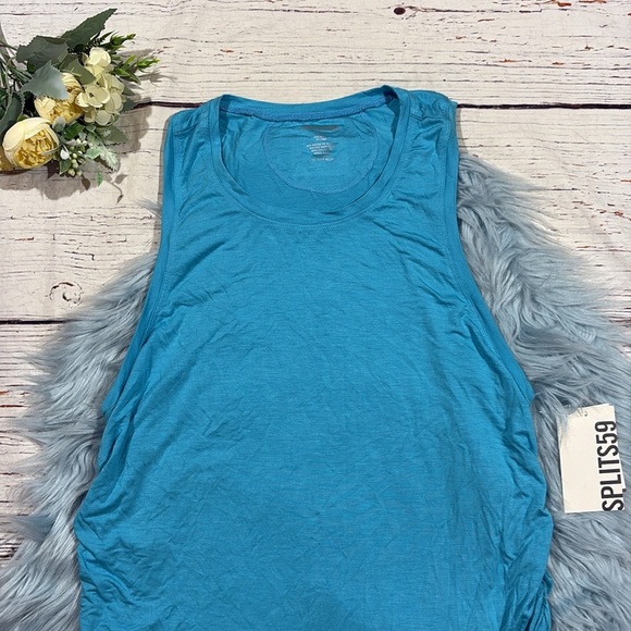 NWT SPLITS59 Frida Jersey Tank - Teal - Picture 5 of 7